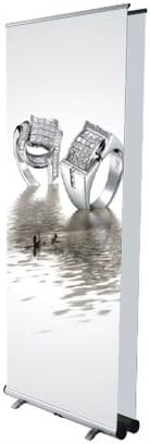 Lush Bannners Retractable Banner Stand (Graphic Interchangeable Flex Double)