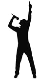 Silhouette of the Singer, Made from My Photo - 36