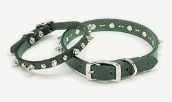 Harley Davidson Leather Spike Collar 5/8" x 14"