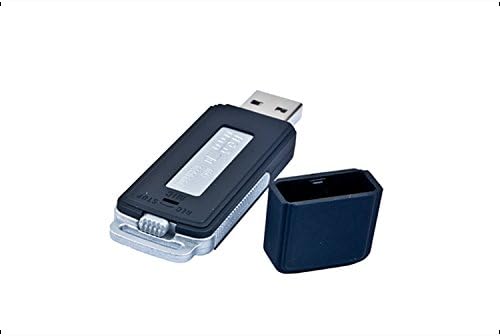 Flash Drive Digital Voice Recorder 8 GB by TF Card, WAV/MP3 Dictaphone One Key Recording and Play for Meeting or Other Use