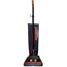 Oreck Commercial OR100 Premier Upright Vacuum with Straight Handle, 870W, 12" Vacuum Width