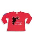 Wild Mango - Boys Long Sleeved Tee, Red, Black, Royal