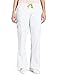 WonderWink Womens Flare Leg Cargo Medical Scrubs Pants, White, Medium US