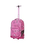 Rockland Rolling Laptop Backpack – Pink Pearl