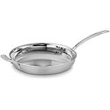 Cuisinart MCP22-30HN MultiClad Pro Stainless 12-Inch Skillet with Helper