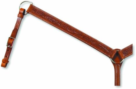 Circle Y Breast Collar 1 1/2" Straight-floral Tool