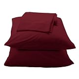 Fieldcrest Classic Solid Garnet Pillowcases - Set of 2 (Standard)