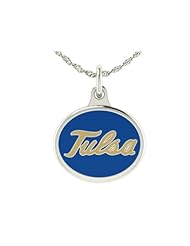 Tulsa Golden Hurricanes Jewelry and Charms. Solid Sterling Silver with Enamel