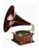 An His Master's Voice Monarch Gramophone, with Oak Case and Fluted Oak Horn, circa 19...