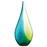 Large Green-Aqua Teardrop Vase