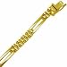 14K Yellow Gold Stylish Wristwatch Men's Bracelet
