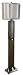 Floor Lamp with Silk Oval Shade