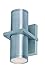 Maxim Lighting 6115 Lightray Outdoor Wall Mount, Brushed Aluminum Finish, 4.75 by 10.25-Inch