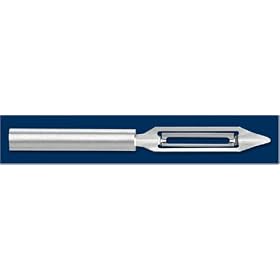 Rada Cutlery Regular Vegetable Peeler with Solid Brushed Aluminum Handle, Made in USA by Rada Cutlery
