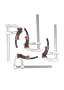 Bessey KLIK-4S 4-Piece 8-Inch Ratcheting Action KliKlamp Set