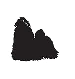 Companion Dog Pet Shih Tzu Car Truck Vehicle Bumper Helmet Decal Sticker Wall Art Laptop Design Skin Stickers