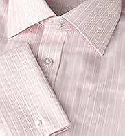 2 Longer Ultimate Non Iron Pure Cotton Satin Stripe Shirt