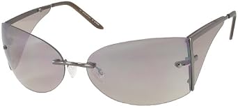 Fendi Sunglasses, FS269, Ruthenium Smoke Fade Lenses Silver Flash