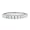 Pave Diamond Wedding Band Ring in Platinum Band (G, SI1, 0.45 cttw) Certificate of Authenticity