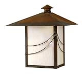 Hinkley Lighting 1107SN Exterior Medium Sienna Mission Outdoor Transitional Wall Mount Lighting