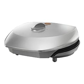 George Foreman 18054 3-Portion Compact Grill in Silver