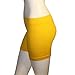 Seamless Basic Plain Tight Mini Sexy Shorts Stretch Spandex Pants Fitted Yellow