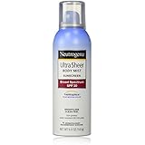 Neutrogena Ultra Sheer Body Mist Sunscreen Broad Spectrum SPF 30, 5 Ounce