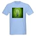 Light Bulb 402157 Ash Grey T-Shirt Light Light T-Shirt by CafePress