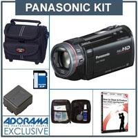 Panasonic HDC-TM900K 32GB Internal Flash Memory High Definition Camcorder - Bundle - with 16GB SD Memory Card, Camcorder Case, Digital Lens Cleaning Kit, Class On Demand Training DVD, Panasonic VW-VBN130 Battery Pack