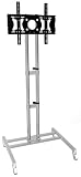 GSI Super Quality Television Mount Stand Rolling Cart For Plasma, LCD, Flat Panel, LED TV's Screens And Monitors, 23