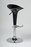 CLP - 2x Bar stool Saddle - Black