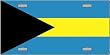 LP-2151 Bahamas Flag License Plates