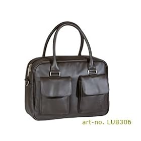 LÄSSIG Fashion Urban Bag Diaper Bag - Faux Leather choco