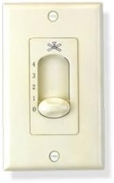 Royal Pacific WC-12 Ceiling Fan Wall Control, Single Slide, Four Fan Speed Controls by RP Lighting