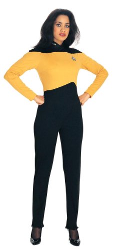 Star Trek The Next Generation Uniform Jumpsuit (Gold) - Womens Large