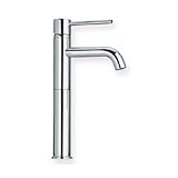 Luxe Tall Single Hole with Single Lever Bathroom Sink Faucet Finish: Brushed Nickel