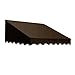 Awntech 10-Feet San Francisco Window/Entry Awning, 24-Inch Height by 36-Inch Diameter, Brown