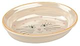 Pearls for Paws Kitty with Hearts Cream Food Bowl - 4 Bowls