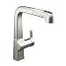 KOHLER K-6331-VS Evoke Single Control Pullout Kitchen Faucet, Vibrant Stainless