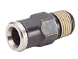 Ninja Straight Macro Line Fitting - Black