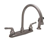 Citidel 8 Ant Nickel Center Kitchen Faucet w/Sprayer