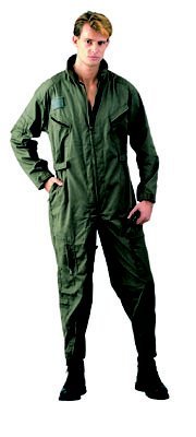 Olive Drab Air Force Style Flight Suit 7500 Size Medium
