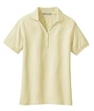 Port Authority - Ladies 100% Pima Cotton Sport Shirt Ivory-S