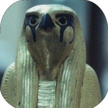Coaster Set - 4 pcs - SQUARE - Designer Coasters: Country: Egypt - (CSCEG-102) Egyptian Artifact