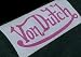 Von Dutch Decal Sticker - Pink Monogram-
