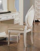 Alexandria Bedroom Collection Chair - White Pearl
