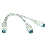 QVS CC321Y PS/2 Keyboard & Mouse Y Splitter