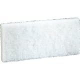 3M Commercial 8440 4-5/8 Inc x 10 Inch White Cleaning Pad