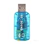 USB 2.0 External 5.1 Channel 3D Sound Card Adapter for PC Notebook Laptop