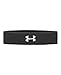 Under Armour Performance Headband, Black (001)/White, One Size Fits All